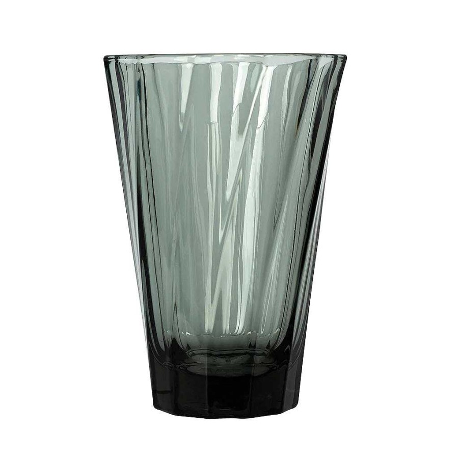 Kaffee Loveramics | Loveramics Urban Glass Twisted Latte Glas 360 Ml (Schwarz)