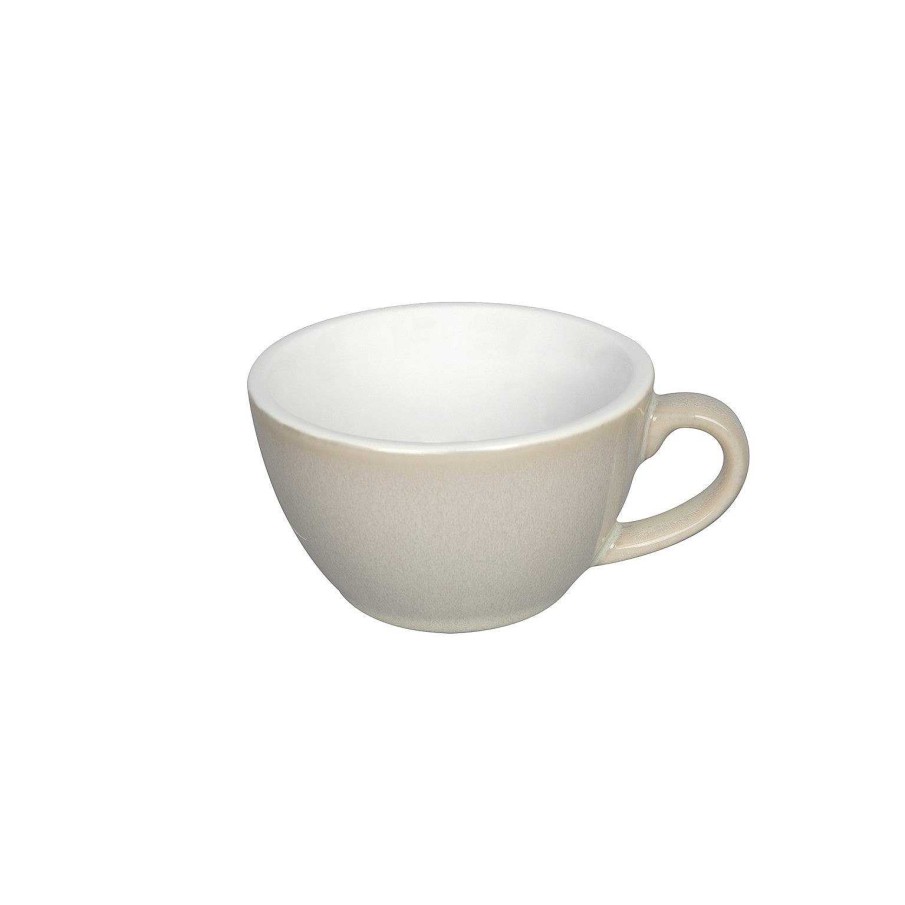 Kaffee Loveramics | Loveramics Reactive Glaze Potters Flache Weise Kaffeetasse (Elfenbein) 150 Ml