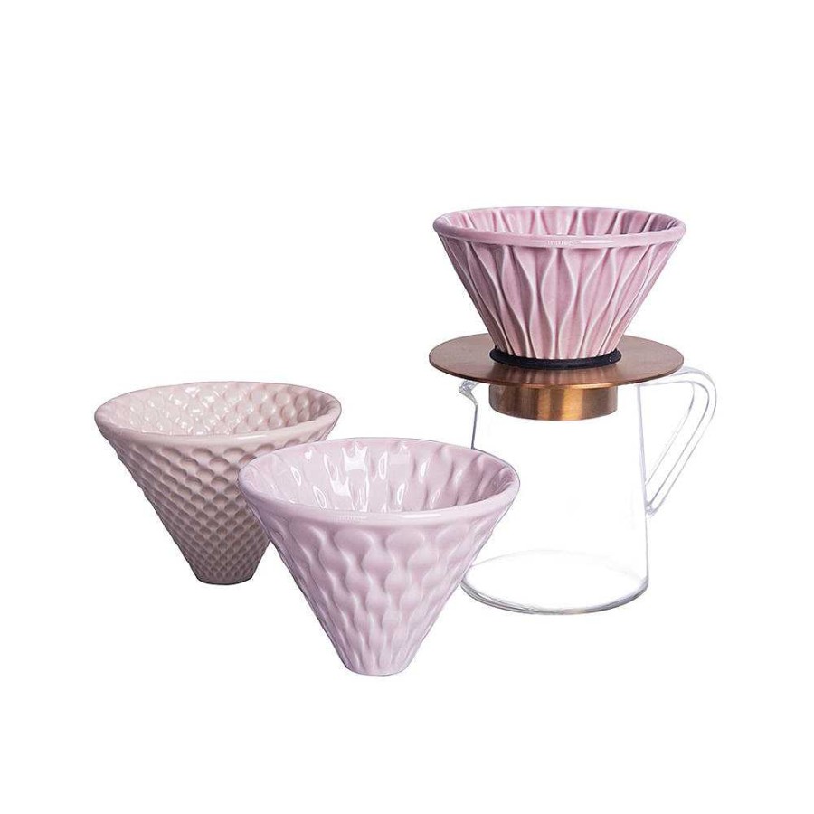 Kaffee Loveramics | Loveramics Brewers Set Mit 3 Tropfern In Sonderedition (Rosa)