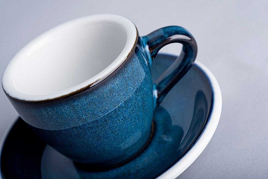 Kaffee Loveramics | Loveramics Reactive Glaze Potters Espresso-Untertasse (Nachthimmel) 11,5 Cm