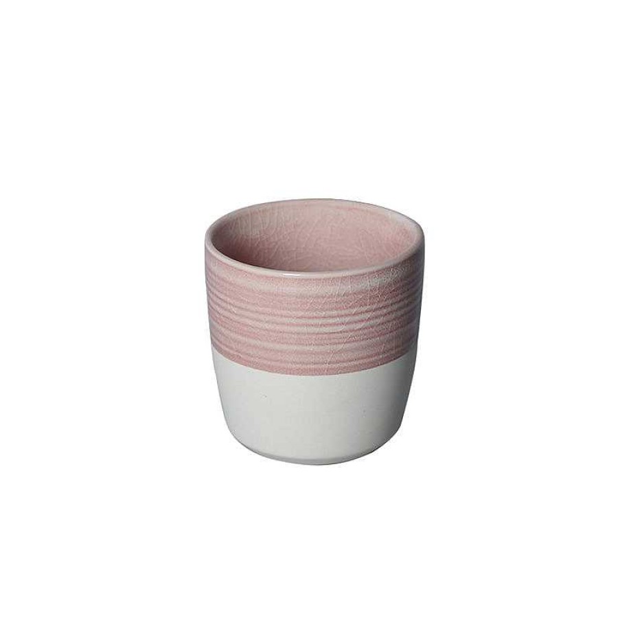 Kaffee Loveramics | Loveramics Dale Harris Champions Signature Crackle Glaze Flat White Cup (150 Ml) Pink