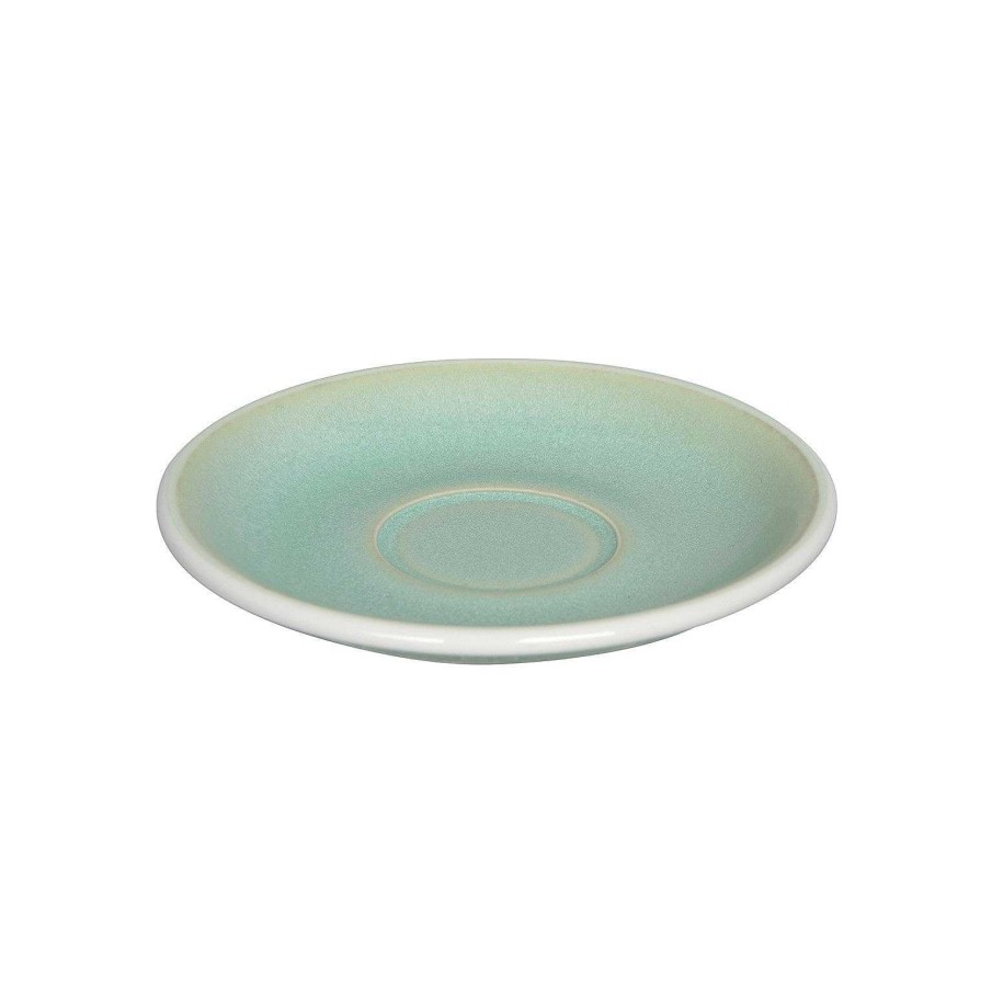 Kaffee Loveramics | Loveramics Reactive Glaze Potters Flat White / Cappuccino-Untertasse (Basilikum) 14,5 Cm