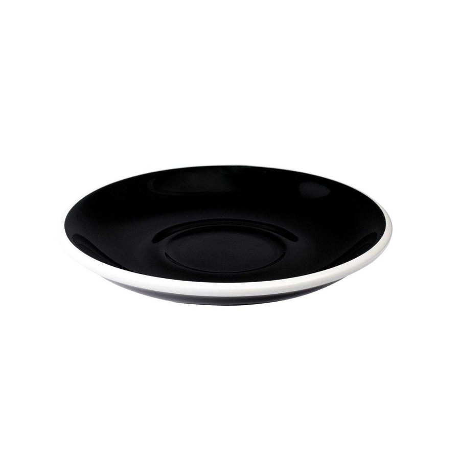 Kaffee Loveramics | Loveramics Eier-Cappuccino/Flache Weise Untertasse (Schwarz) 14,5 Cm